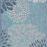 nourison garden oasis goa06 navy rug