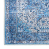 nourison nourison washables nwb15 blue rug