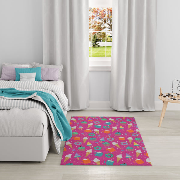 nourison imagination ima19 pink multicolor rug