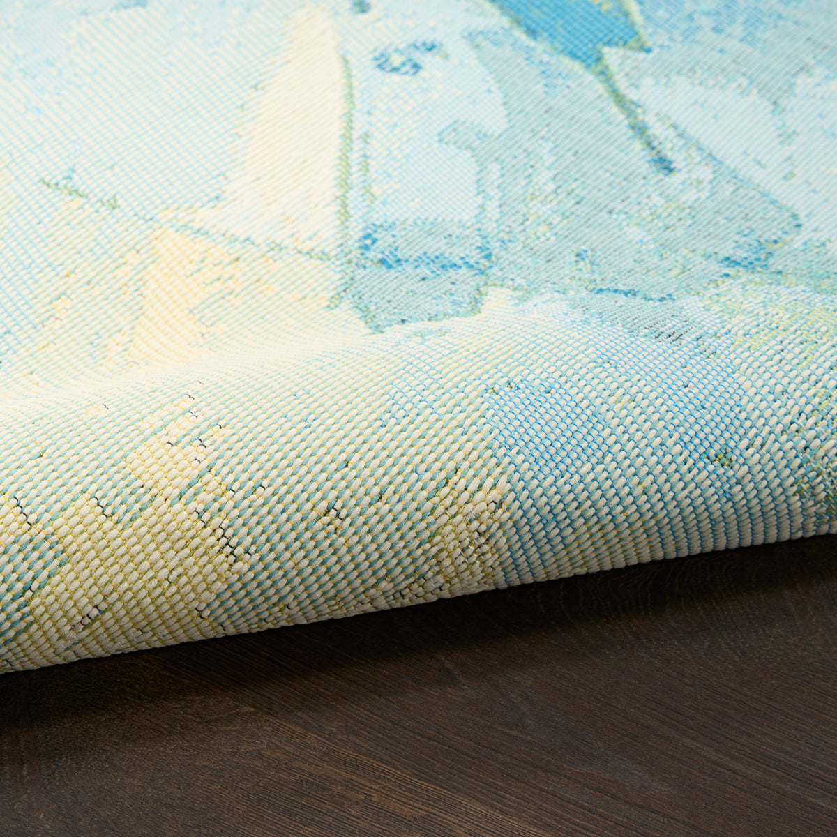 nourison color splash csp04 ivory blue rug