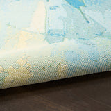 nourison color splash csp04 ivory blue rug