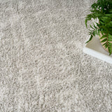 nourison modern shag mmd06 grey ivory rug