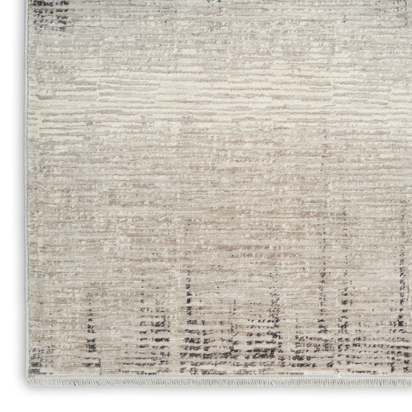 nourison ck079 notes not06 ivory charcoal rug