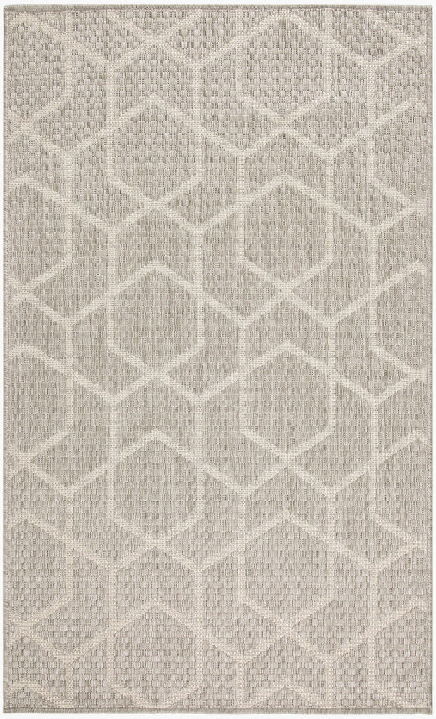nourison horizon indoor outdoor hoz01 grey rug