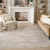 nourison antique fusion anf02 ivory multicolor rug