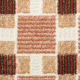 nourison nordic nrc14 rust rug
