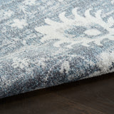 nourison astra machine washable asw19 denim rug