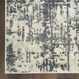 nourison quarry qua17 ivory grey rug