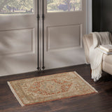 nourison heritage vine htv06 rust rug