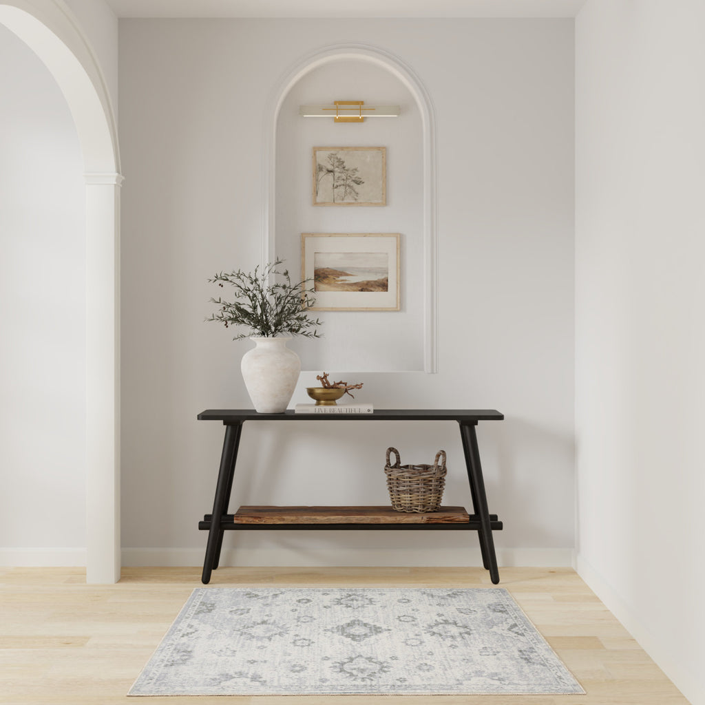 nourison astra machine washable asw19 ivory rug