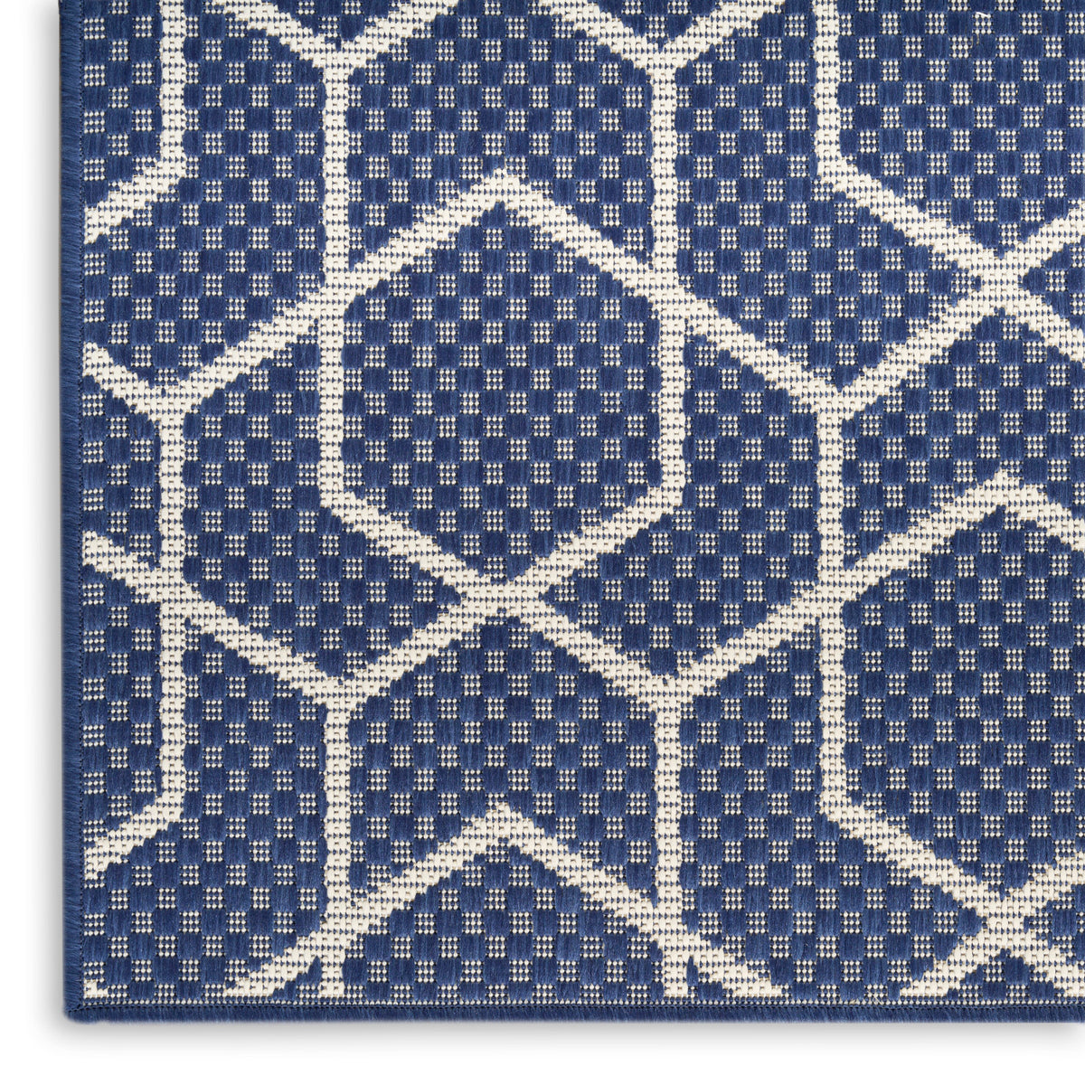 nourison horizon indoor outdoor hoz01 navy rug