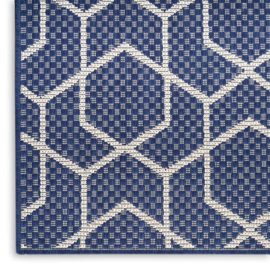 nourison horizon indoor outdoor hoz01 navy rug