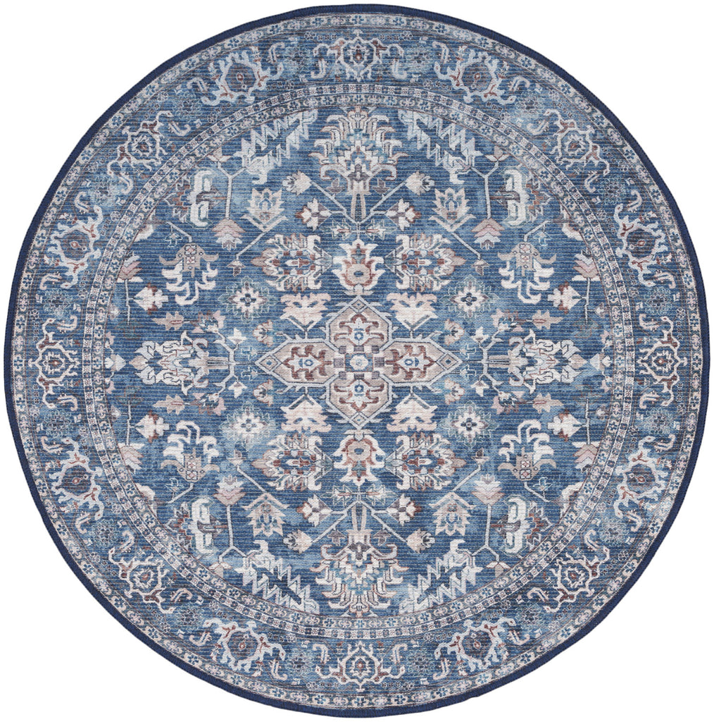 nourison new concept washables sr104 navy ivory rug