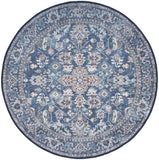 nourison new concept washables sr104 navy ivory rug