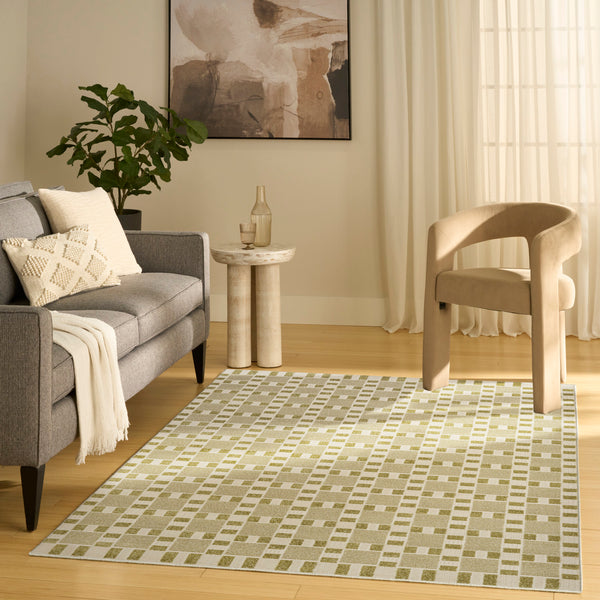 nourison nordic nrc13 green rug