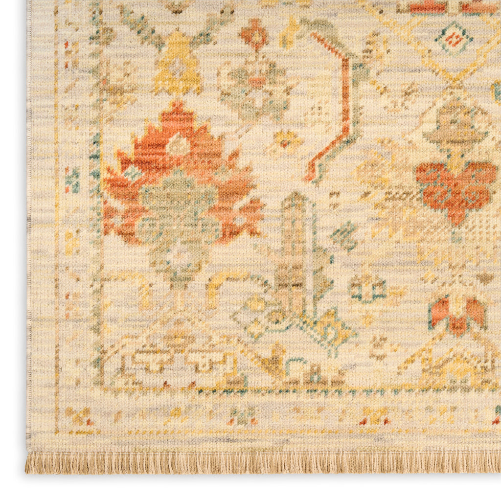 nourison antique bloom anb02 taupe multicolor rug