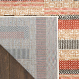 nourison nordic nrc11 multicolor rug