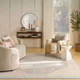 nourison retreat ret03 ivory blue rug