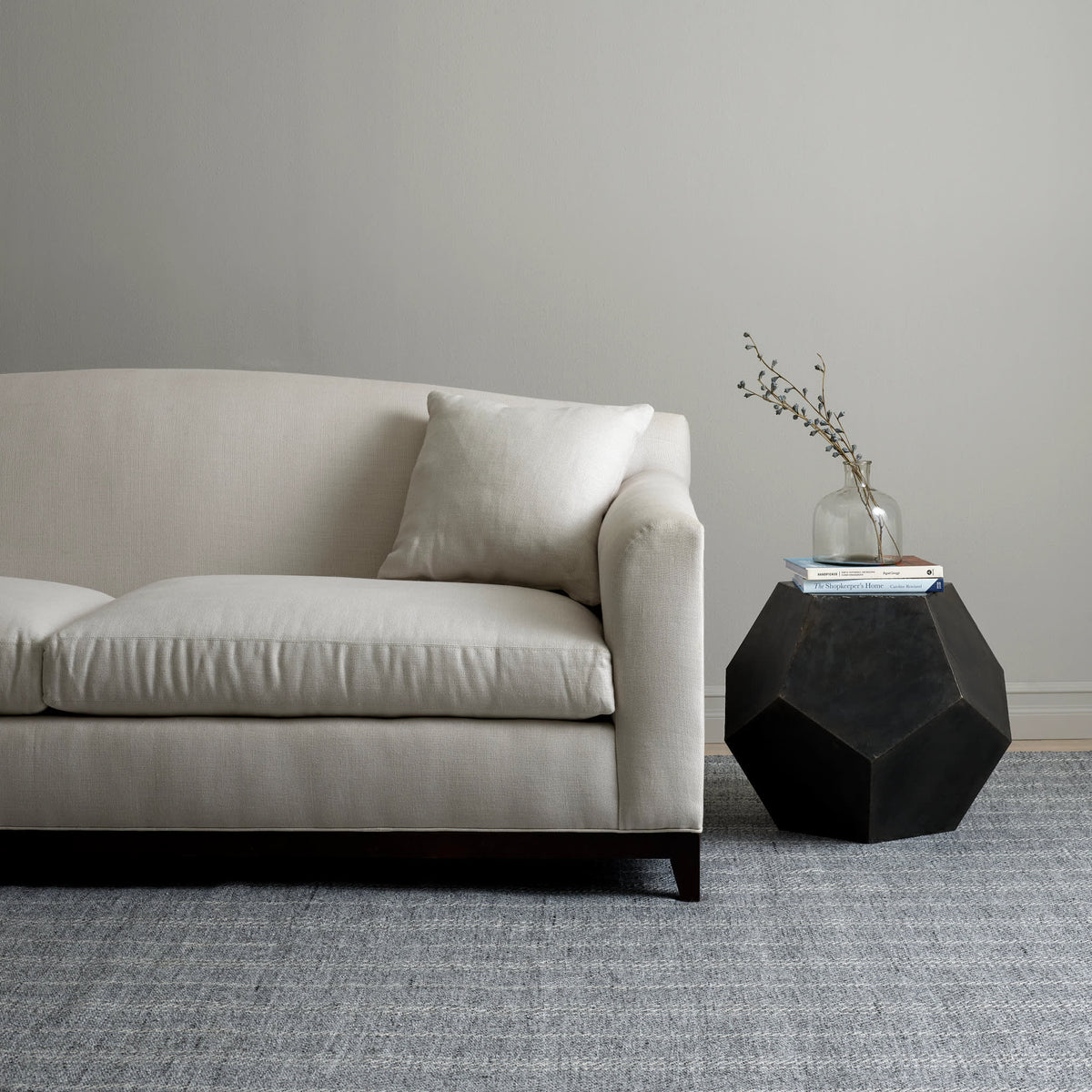 dash albert melange stripe da1029 grey rug