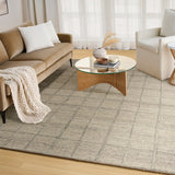 nourison pure framework fra01 silver rug