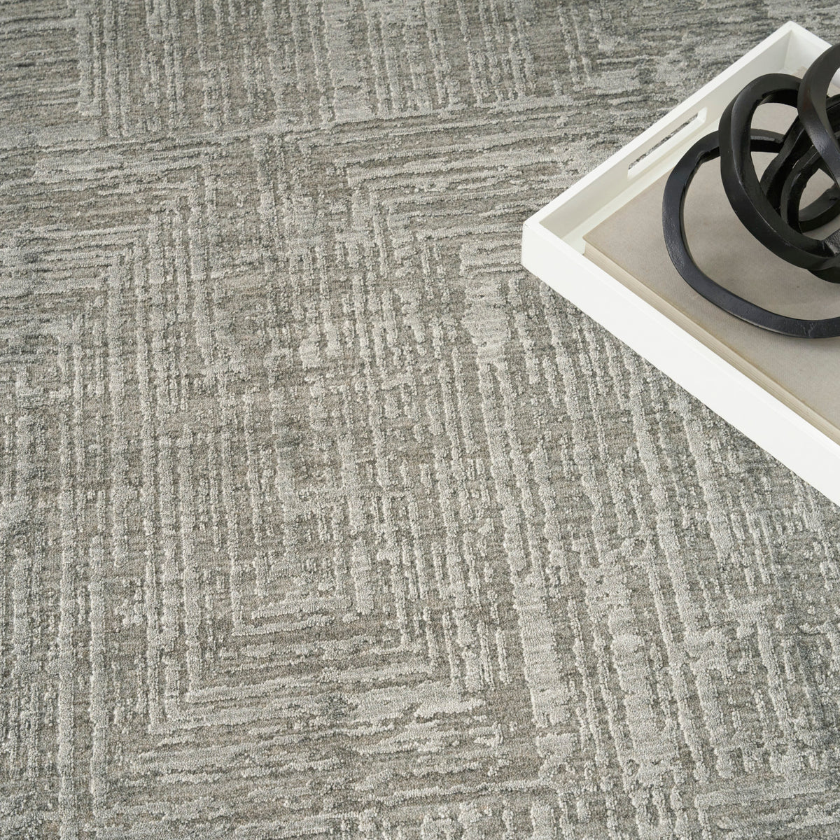 nourison dk014 madison square msq01 slate rug