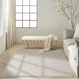 nourison ck079 notes not04 ivory grey rug