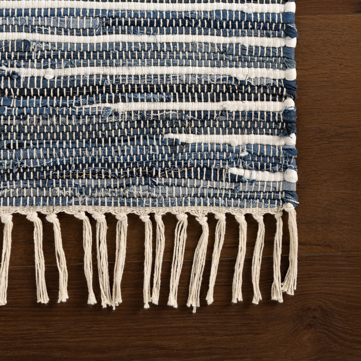 dash albert dira da2554 blue woven flatwoven cotton rug