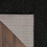 nourison nourison essentials nre01 black rug