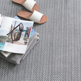 dash albert herringbone da289 shale rug