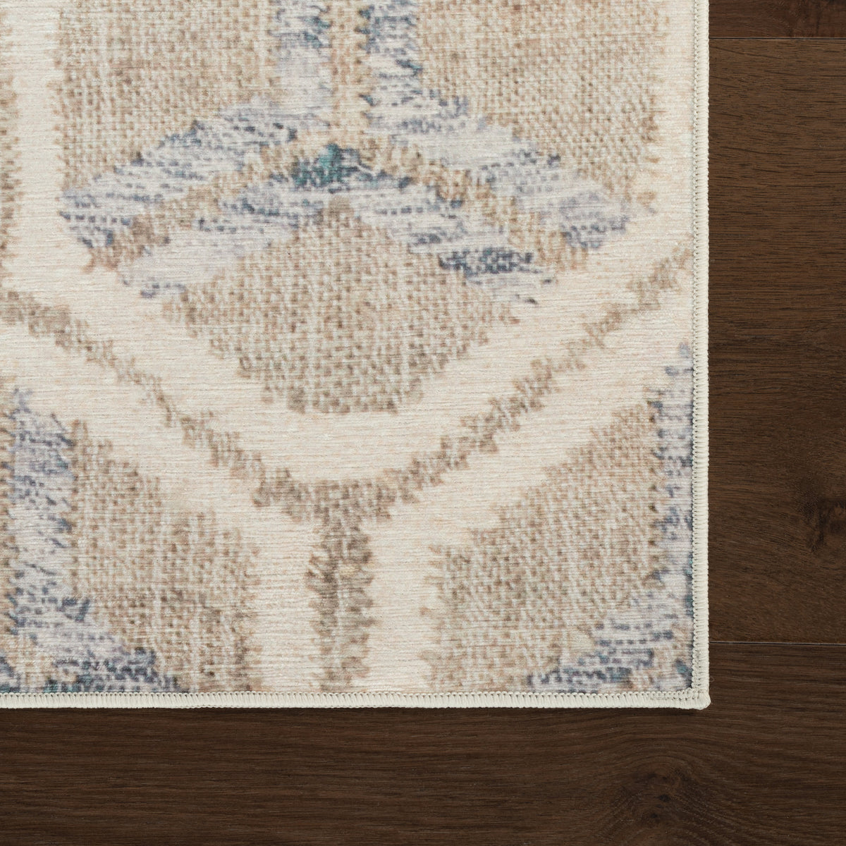 annie selke mw senava da2520 grey machine washable polyester rug