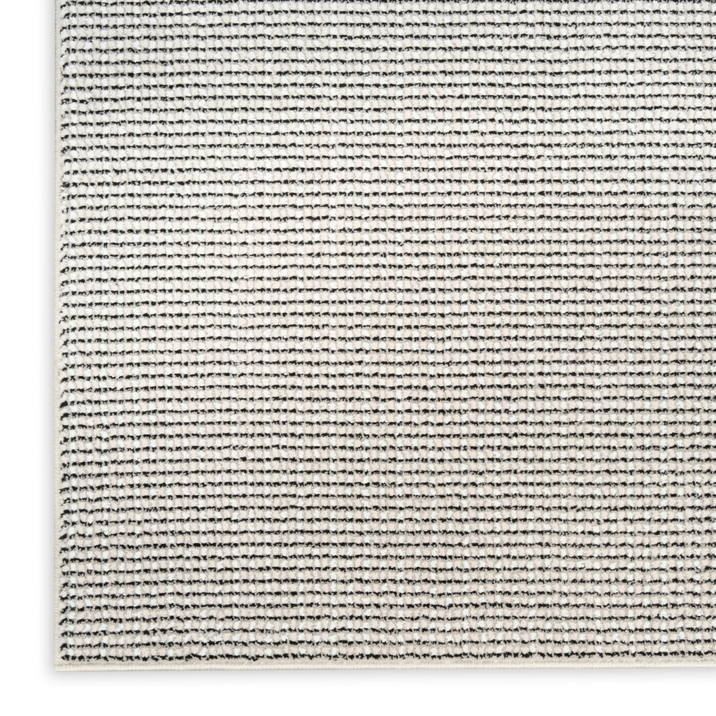 nourison atlantic avenue aav01 ivory black rug
