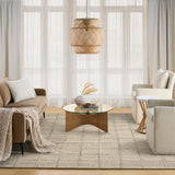 nourison pure framework fra01 silver rug