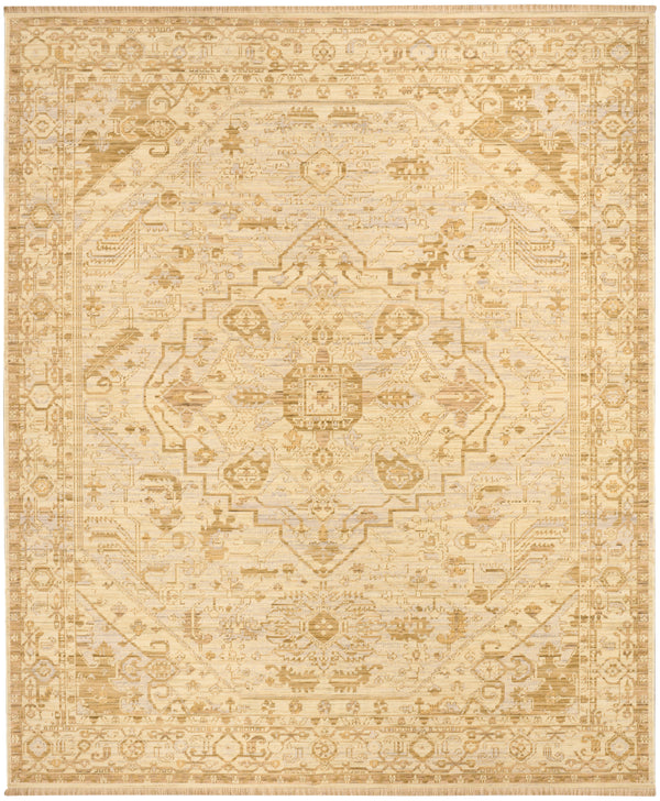 nourison antique bloom anb03 beige rug