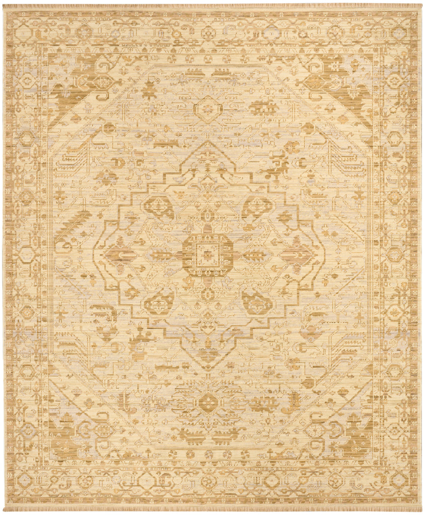 nourison antique bloom anb03 beige rug