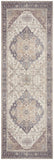 nourison vintage washables vws13 ivory purple rug