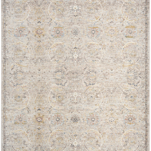 nourison antique fusion anf03 light grey rug