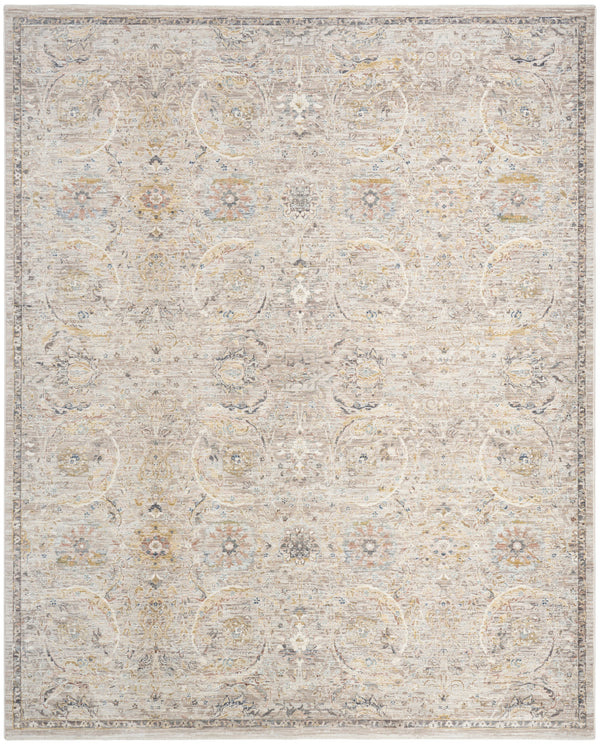 nourison antique fusion anf03 light grey rug