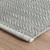 dash albert herringbone rda360 swedish blue rug