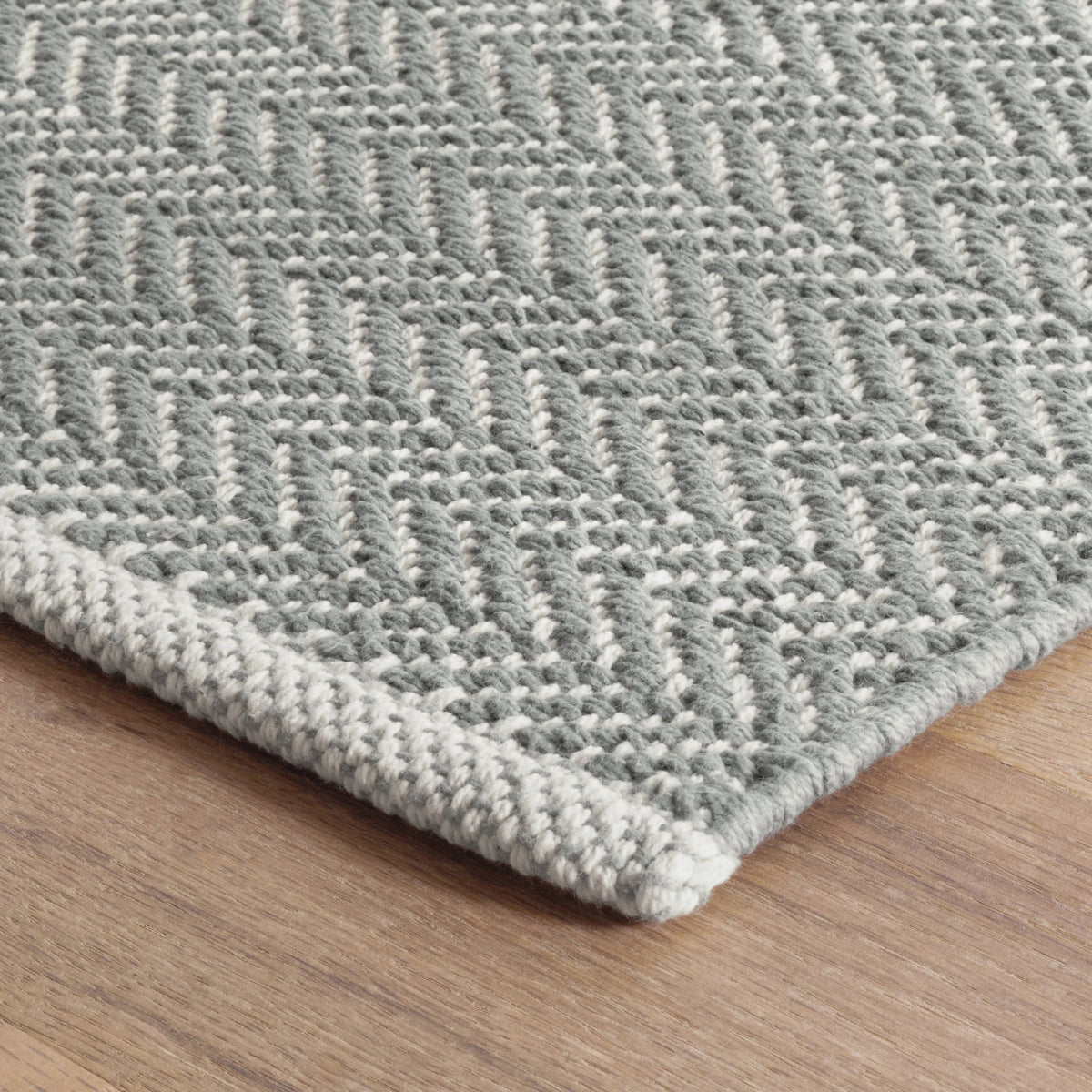 dash albert herringbone rda360 swedish blue rug