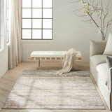 nourison ck073 compass cmp01 ivory rust rug