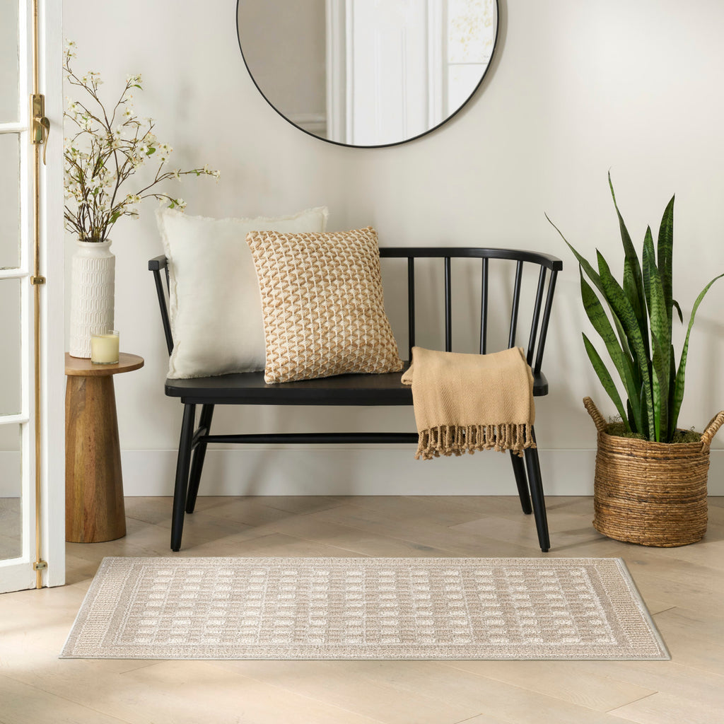 nourison nordic nrc03 beige rug