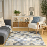 nourison copenhagen cpn01 ivory navy rug