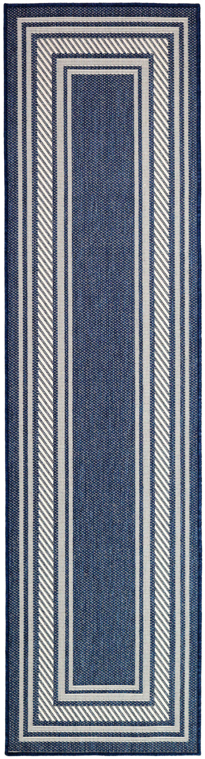nourison horizon indoor outdoor hoz03 navy rug