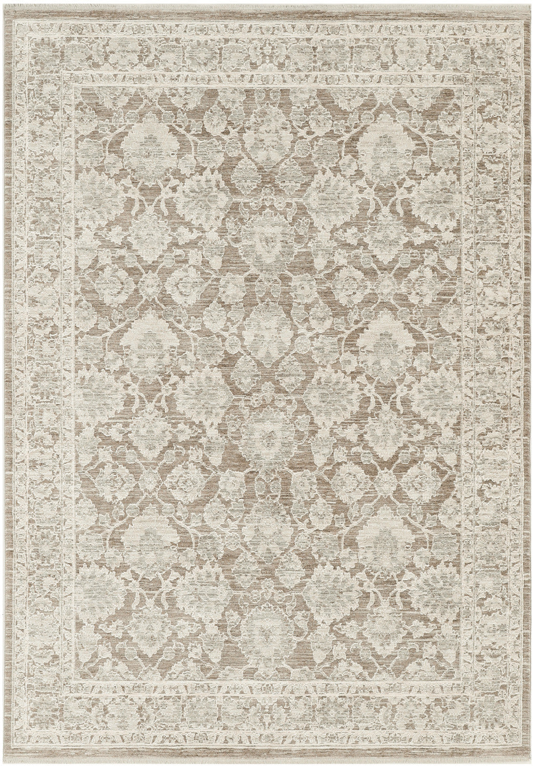 nourison shadows shw03 ivory mocha rug
