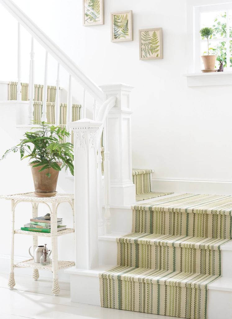 dash albert oslo stripe da1419 green rug
