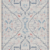 nourison new concept washables sr110 ivory blue rug