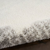 nourison pacific shag pcs02 ivory grey rug