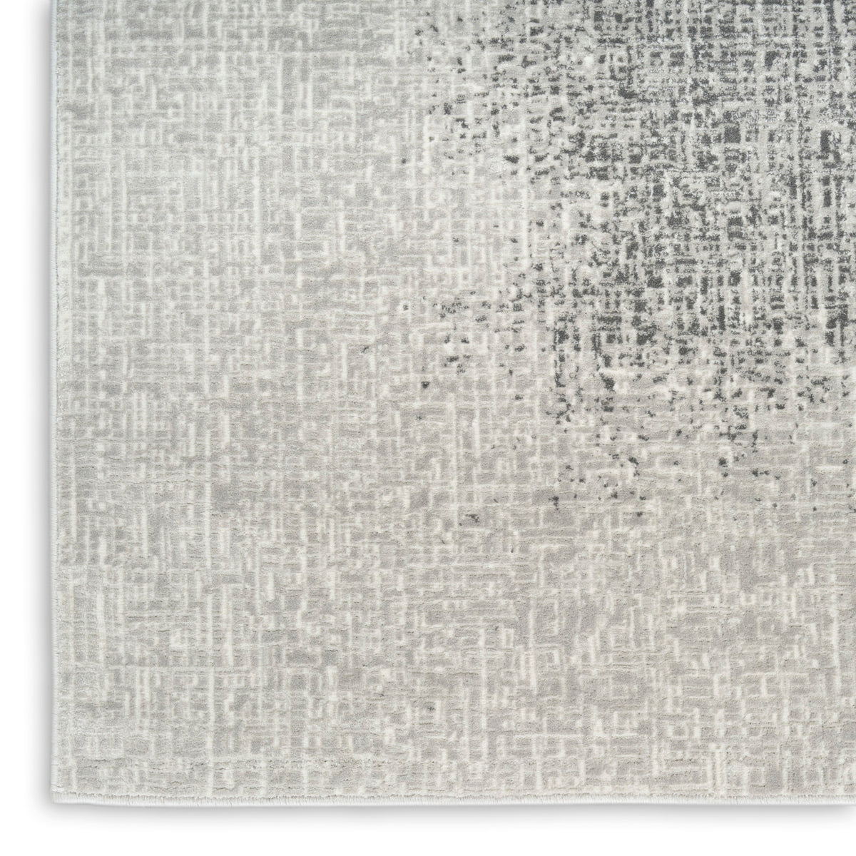nourison grand street grn03 light grey rug
