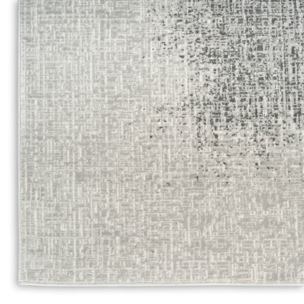 nourison grand street grn03 light grey rug