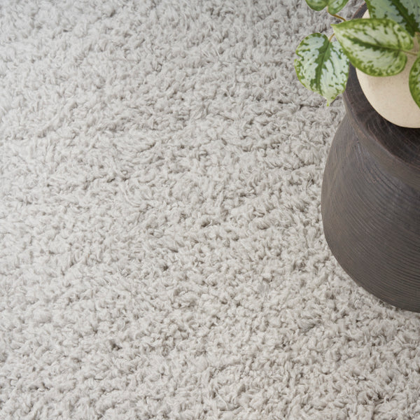 nourison modern shag mmd02 silver rug